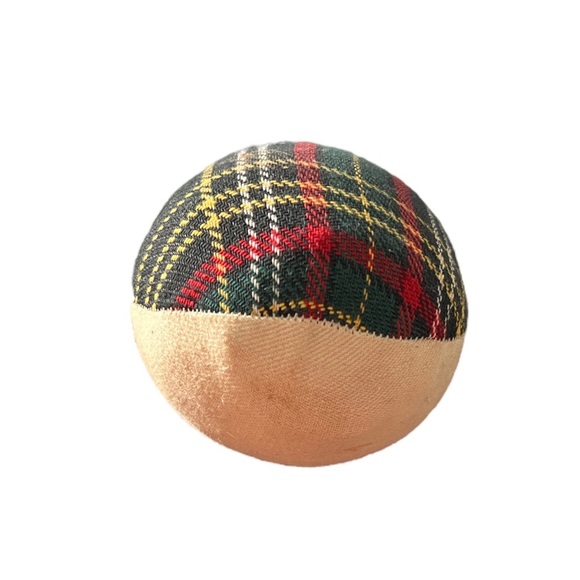 Authentic SINGER Sewing Plaid Pin Cushion Sleeve Mender Seamstress Accessory 12" - Picture 4 of 9